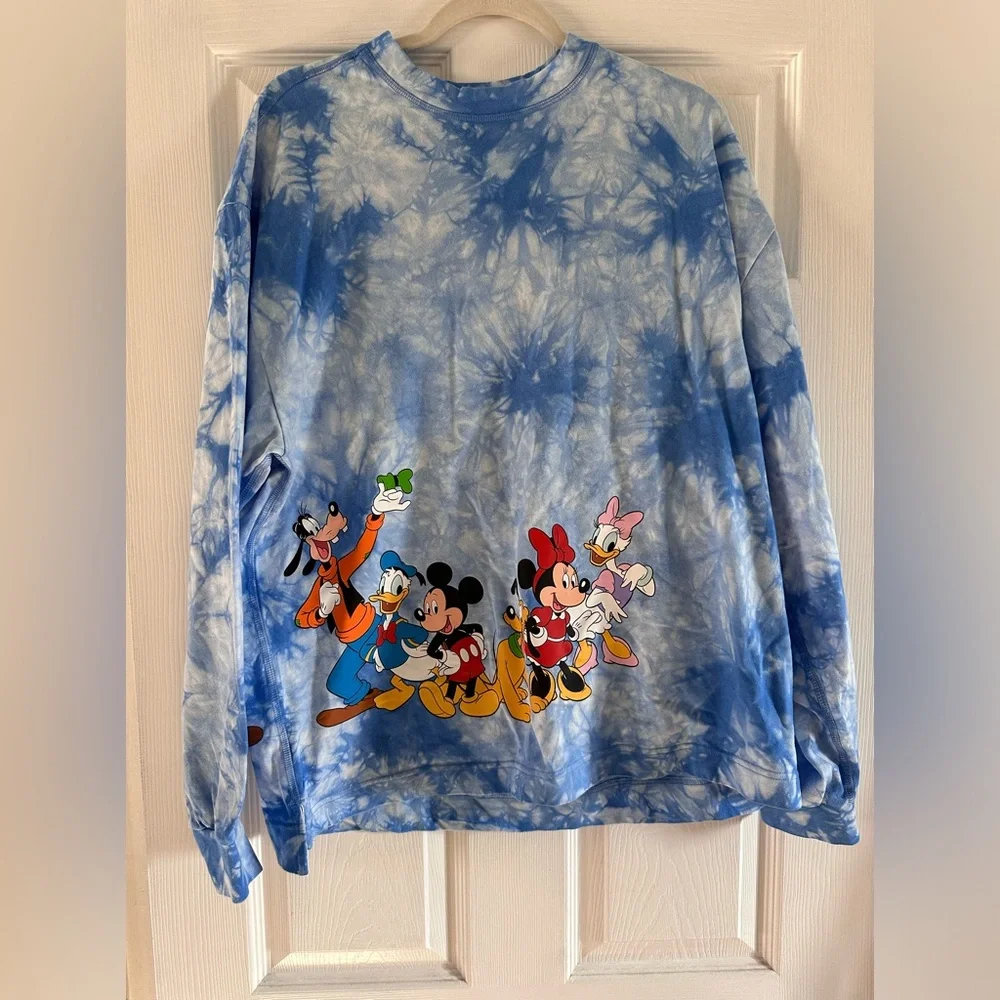 LIMITED EDITION - Mickey Mouse & Friends Tie-Dye Disney Celebration Crew - NWT - Picture 2 of 6
